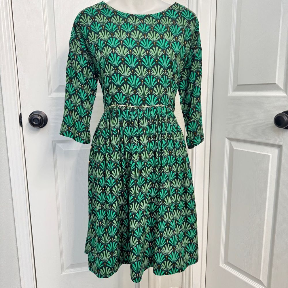 4/$100 Maeve Magnolia Babydoll Art Deco Anthropologie Tunic Dress NWOT